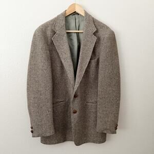 TAILORED CLASSICS x LEVI'S | Wool Men's Blazer Sport Coat Gray Check | Large